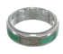 Sterling Silver Turquoise Opal Inlay Ring Size 5-3/4 RX57427